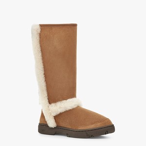 Ugg Sunburst Tall Women All-Weather Boots Brown (8359SIOXQ)